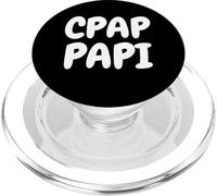 CPAP Papi Funny Sleep Apnea Breathing Machine Design for Men PopSockets PopGrip per MagSafe