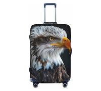 CPAQasg Bald Eagle Print Universal Valigie Copertura Elastica Protettiva Lavabile Viaggio Manica Copertura Bagagli, Nero , S, Bagaglio a mano