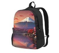 CPAQasg Giappone Monte Fuji Paesaggio Stampa Grande Capacità Unisex Bag Impermeabile Per Escursionismo Viaggi Campeggio Pendolarismo