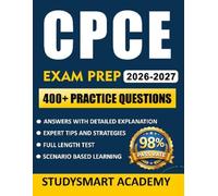 CPCE EXAM PREP 2026-2027: Master the Core Areas with Practice Questions, Study Strategies, and Exam Day Tips