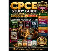 CPCE Study Guide 2026-2027: Get Ready in 2 Weeks with 3,800 Practice & Recall Items, 12 Full-Length 160-Question Simulations, 20 Companion Video Tutorials, 600 Flashcards, and Detailed Rationales