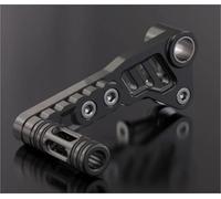 CPDDNGZMKK Shifter Peg Lever Accessori Per CB190SS Leva Del Cambio Regolabile Per CB190R Leva Del Cambio Antiscivolo Estesa Pedaliera Del Cambio(Black L10)