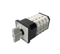 CPDHJMZO Interruttore a camme a 16 terminali LW12-16/4 Tre Posizioni On-off-On Commutatore rotativo Fai da Te Doppia Potenza 5,5 kW Controllo Motore Due carichi