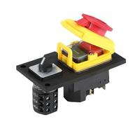 CPDHJMZO Interruttore elettromagnetico 400 V 7 pin combinazione rotante con coperchio protettivo blocco pulsante di ripristino impermeabile YCZ4-C