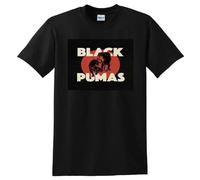 CPFJHY Black-Pumas-T-Shirt-Black-Pumas-Vinyl-CD-Cover-Medium-Large