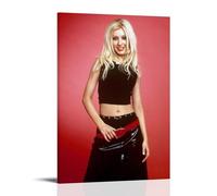 CPFSCWZP Poster su tela con copertina di album musicale vintage di Christina Aguilera, decorazione artistica da parete per camera da letto, 50 x 75 cm, stile cornice