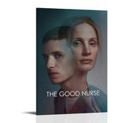 CPFSCWZP Poster su tela con scritta "The Good Nurse Great Movies Wonderful TV", decorazione artistica da parete per camera da letto, 40 x 60 cm, con cornice
