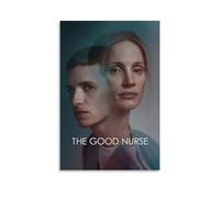 CPFSCWZP Poster su tela con scritta "The Good Nurse Great Movies Wonderful TV", decorazione artistica da parete per camera da letto, 30 x 45 cm, senza cornice