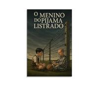 CPFSCWZP Poster su tela, motivo: Il ragazzo con il pigiama a righe, film meravigliosi, serie TV, decorazione artistica da parete per camera da letto, 20 x 30 cm, senza cornice