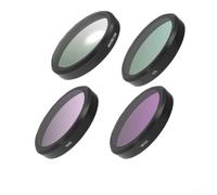CPL - Set di filtri polarizzanti per Osmo Action 6 | Caratteristiche polarizzatore CPL per ridurre l'abbagliamento su acqua e vetro, migliorando la saturazione e la chiarezza del