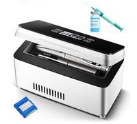 Cplsntaeam Custodia da Viaggio per refrigeratore per insulina, Mini Frigorifero per medicinali da 2-8 ℃/35 ℉-46 ℉, refrigeratore per insulina con Batteria Ricaricabile per Auto, Viaggi, casa