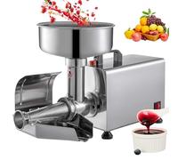 Cplsntaeam Passapomodoro Elettrico 450W Macchina per macinare i pomodori Commerciale con tramoggia di Alimentazione Extra Large da 225mm, spremipomodoro in Acciaio Inossidabile e passapomodoro
