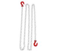 Cpolebev 1:10 Rc Crawler Accessori Tow Chain con Gancio per Rimorchio per Axial Scx10 90046 Cc01 D90 D110 Rc Climbing Car