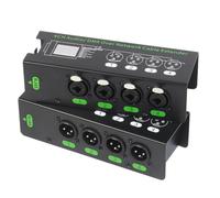 Cpolebev 1 Paio di Cavi Extender Audio/XLR A 4 Canali 6.5 + 3 Pin su Rete Extender Segnale di Rete DMX512 1 +1 Femmina