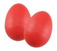 Cpolebev 1 Paio di Plastica a percussione Musica Maracas Shakers Rosso