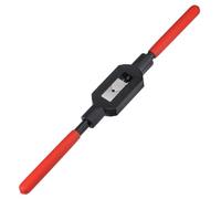 Cpolebev 1 PC Manico Regolabile Porta per Filettatura Attrezzo per la Svasatura del Filettatore Strumento per la Filettatura A Mano Nero e Rosso per Filetti da 1/4-3/4 (UNC/UNF) / Metrici M5-M