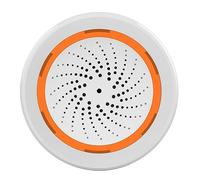 Cpolebev 1 PC Tuya ZigBee Sensore Sirena Intelligente con Suono e Luce Tuya Gateway Hub Sirena di Allarme per Tuya