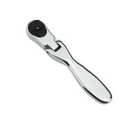 Cpolebev 1 PCS Acciaio 1/4 Chiave A Cricchetto Mini A Doppi Teste Girevoli Veloci 72 Denti Cacciavite Ad A Cricchetto