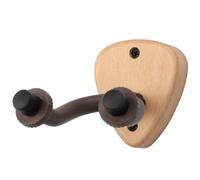 Cpolebev 1 PCS Appendiabiti per Chitarra A Parete con Base In Legno per Banjo Basso Chitarra Acustica Elettrica Supporto per Manico Chitarra In Legno di Faggio con Fessura per Pick, A