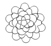 Cpolebev 1 PCS Attrezzo per Disporre Fiori - Fiore Frog, Riutilizzabile, Griglia Flessibile in Metallo Nero da 4 Pollici