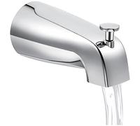 Cpolebev 1 PCS Beccuccio per Vasca da Bagno, 5 1/4 Pollici Reach Montaggio Frontale A Parete con Deviatore Doccia 1/2 Pollici IPS Filettatura Interna Beccuccio per Vasca da Bagno Lega di