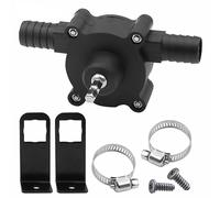 Cpolebev 1 PCS Comode Pompe per Acqua A Trasferimento Centrifugo Autoadescanti per Pompaggio CC Nero
