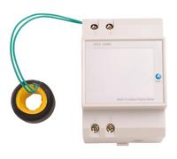 Cpolebev 1 PCS Contatore Elettrico Digitale su Guida Din 100A Voltmetro Misuratore di Potenza Corrente KWH Misuratore di Frequenza 'Energia Elettrica AC40-300V