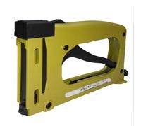 Cpolebev 1 PCS Giallo Metallo Spingitrice Manuale Industriale per Cornici Artistiche Fotografiche, Chiodatrice Portatile per Cornici, Strumento per L'Inquadratura