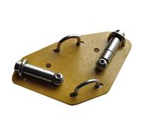 Cpolebev 1 PCS Leva A Onde Corte Positivo V Piastra Inferiore L'Antenna A Onde Corte può Essere Collegata alla Filettatura del Treppiede 14-50 MHz (di Fissaggio)