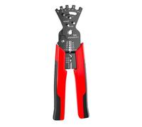 Cpolebev 1 PCS Pinza Spellacavi In Metallo Rosso per Tagliare, Crimpare, Piegare e Spelare Cavi. Strumento Manuale per Tagliare Cavi.