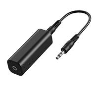 Cpolebev 1 PCS Speaker Line 3.5mm Aux Audio Noise Filter Audio Noise Isolation Black per Car Stereo Audio System Home Stereo