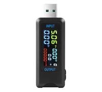 Cpolebev 1 Pezzo DC Voltmetro Digitale Amperimetro Tensione Corrente Amp Tester USB Indicatore di Carica Power Bank ABS