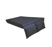 Cpolebev 1 Pezzo di Copertura Antipolvere per Sacchi di Sabbia e Copertura di Protezione Solare con Tasca con Cerniera in Poliestere Nero Adatto alla Copertura per di Cornhole di Dimensioni N