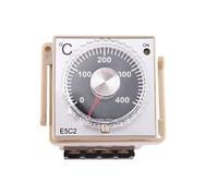 Cpolebev 1 Pezzo E5C2 Regolatore di Temperatura Tipo Binario di Guida 220 V Interruttore di Controllo del Puntatore del Display Digitale (B)