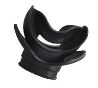 Cpolebev 1 Pezzo Modellabile in Silicone Boccaglio Regolatore Attrezzatura per Immersione Subacquea Acqua Valvola per Lo Snorkeling Respirazione Nero