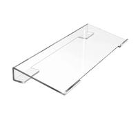 Cpolebev 1 Pezzo Supporto per Tastiera per Computer, Rialzo per Tastiera, Supporto per Tastiera Trasparente per Scrivania, Porta Tastiera Trasparente per Ufficio, Casa, Scuola.
