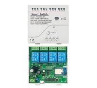 Cpolebev 1 Pezzo Tuya Smart Switch Modulo Interruttore WiFi Timer Fai da Te Modulo Domotico AC 85V-250V 4CH RF per Home