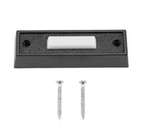 Cpolebev 1 Pulsante Campanello Cablato con Luce un LED, Sostituzione del Pulsante Suoneria del Campanello, Interruttore Apriporta Montato un Parete