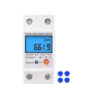 Cpolebev 1 Pz 230 V CA Din Rail Monofase Reset Zero Energy Meter Phase Reset Zero Energy Meter