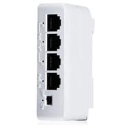 Cpolebev 1 Pz 4 Porte da 1 A 3 Porte Poe Extender Passivo Collegabile in Cascata IEEE802.3Af 100 Mbs per Trasmissione IP Ripetitore Switch NVR IP Facile da Usare