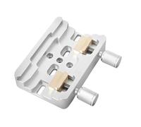 Cpolebev 1 Pz. Angeleyes Cercatore Slot A Coda di Doppia Piastra Losmandy/Slot A Coda di in Metallo Argentato con 2 di Bloccaggio