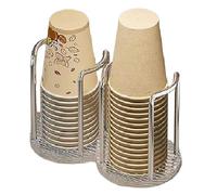 Cpolebev 1 Pz Dispenser per Bicchieri di Carta Portabicchieri Organizer per Bicchieri Portaoggetti per Collutorio Portabicchieri per Risciacquo 23x13 cm B