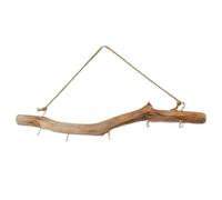 Cpolebev 1 PZ Gancio in Legno Gancio per Legni Forniture per Decorazioni Vintage Supporto per Grucce per Rami Facile da Usare per L' di Piccoli Oggetti da Ingresso