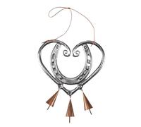 Cpolebev 1 PZ Lucky Love Wind Chime Metallo A Forma di Cuore A di Wind Chimes Love Wind Chimes Garden Home Decoration
