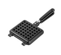 Cpolebev 1 PZ Piano Cottura Waffle Iron Piatti in Lega di Alluminio Antiaderente A Riempimento Profondo Waffle Belga Tradizionale per Una Facile Pulizia B