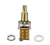 Cpolebev 1 Pz Potenziometro Push Albero Corto Potenziometro Push Push per Chitarra Elettrica A500K per Parti di Chitarra Basso