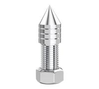 Cpolebev 1 Pz Punte per Altoparlanti in Acciaio Inossidabile HiFi Audio AMP Subwoofer Isolamento Supporto Piede Cono Altezza Regolabile M10
