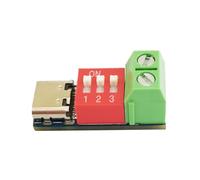 Cpolebev 1 PZ Tipo-C PD QC Trigger 5 V-20 V CC Modulo di Alimentazione A Tensione Regolabile Quadrante Regolazione Tensione Modulo A Ricarica Rapida Durevole