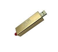 Cpolebev 1 Ricevitore RTL SDR V3 PRO con Chipset Rtl2832 Rtl2832U R820T2 Dorato per Radioamatori SDR RTL per 500 Khz-2 GHz UHF VHF HF AM FM