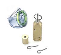 Cpolebev 1 Set Allarme da Esterno Trigger Allarme Perimetrale di Viaggio Copertura A 360° Allarme Perimetrale di Viaggio Durevole Giallo Deserto